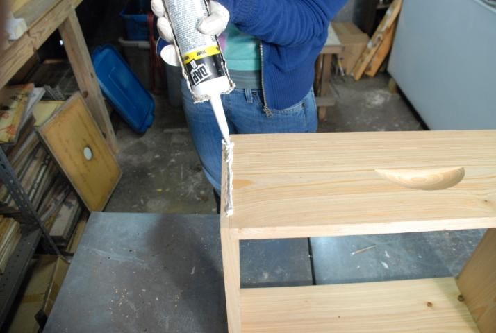 Figure 3. Caulking joints helps seal out moisture.