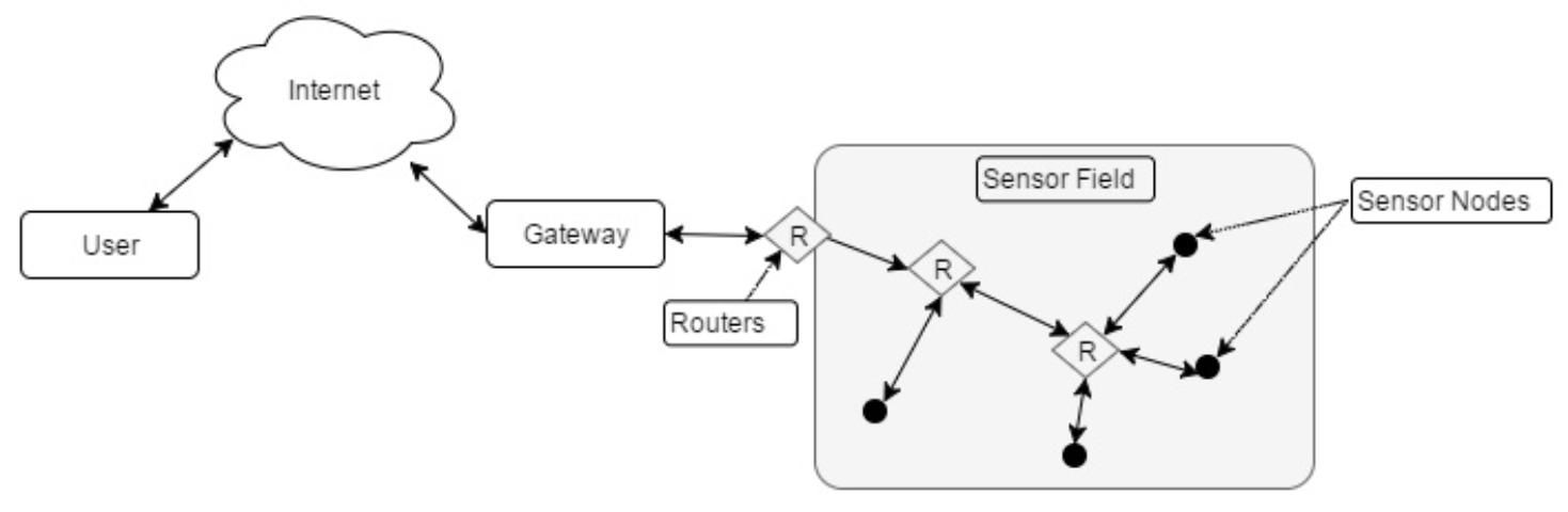 Figure 1. WSN components.
