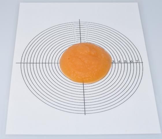 Figure 3. Mango applesauce demonstrating 