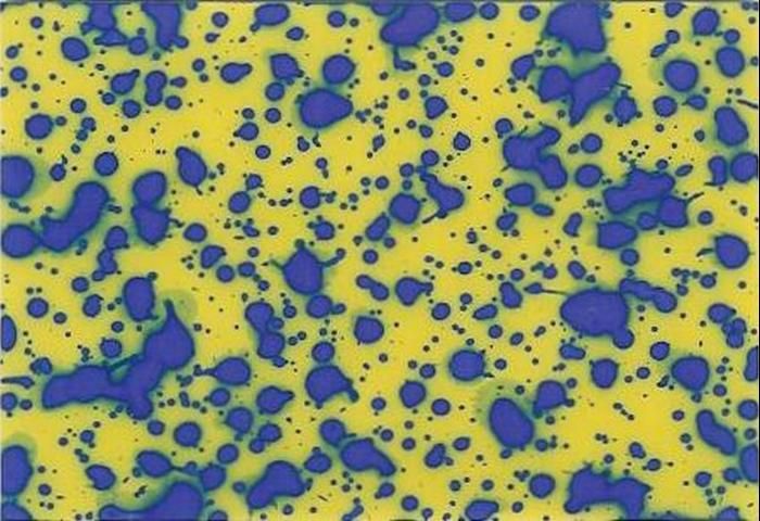 Figure 10. Droplets produced from an air-induction nozzle.
